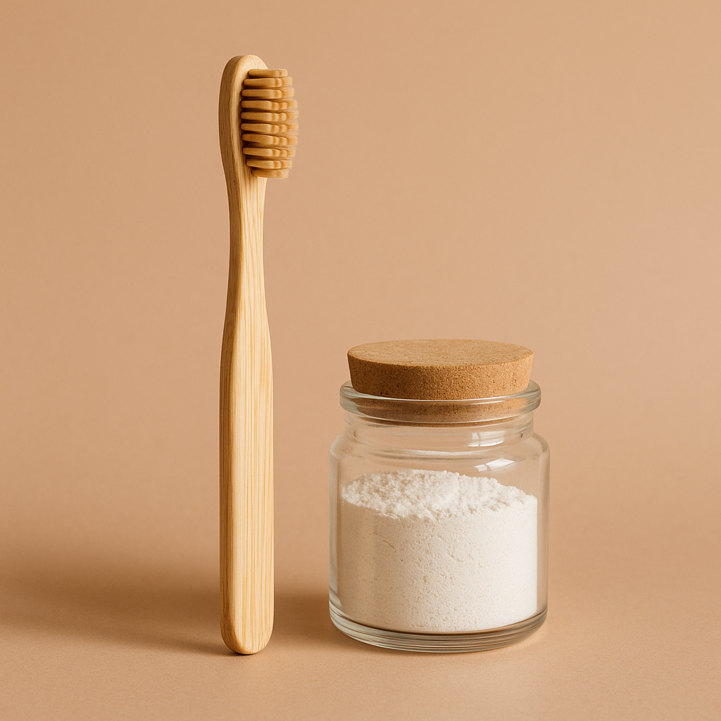 Coffret Brosse à dent en bambou et dentifrice poudre 50g